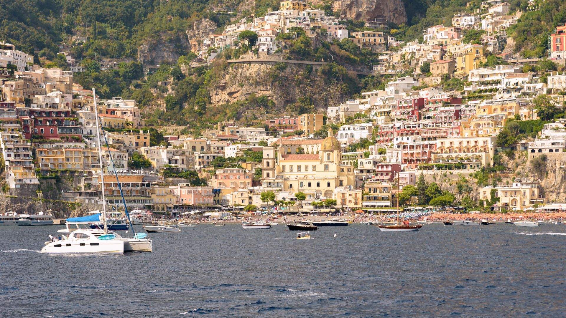 The afternoon passage across the bay to Sorrento.