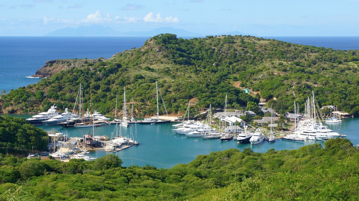 English Harbour and Nelson's Dockyard — the only continuously working Georgian naval dockyard left in the world. Your week starts in the most historic anchorage in the Caribbean.