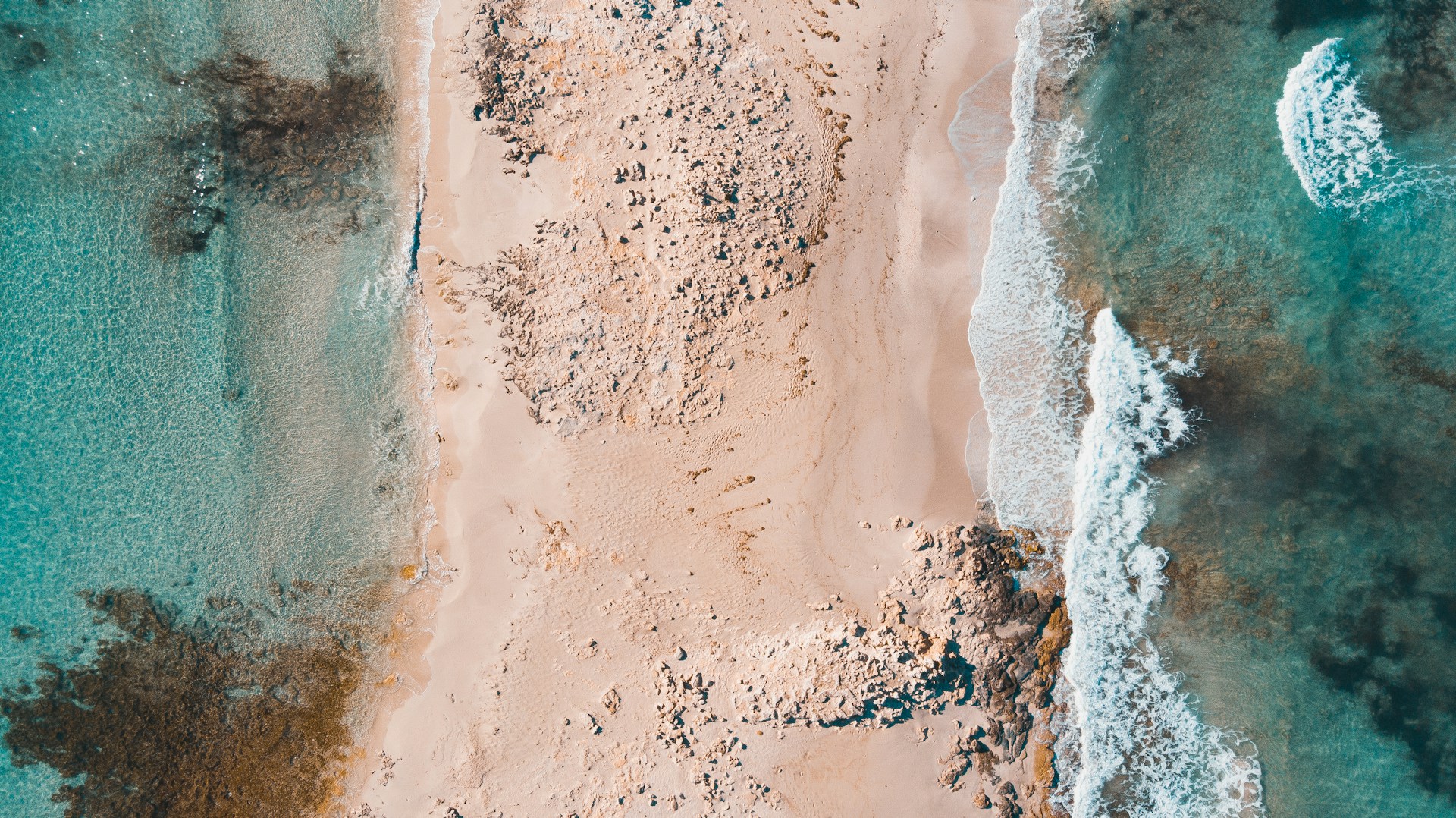 Ibiza and Formentera from above — most anchorages within an hour of each other, the week built around short hops and long lunches.