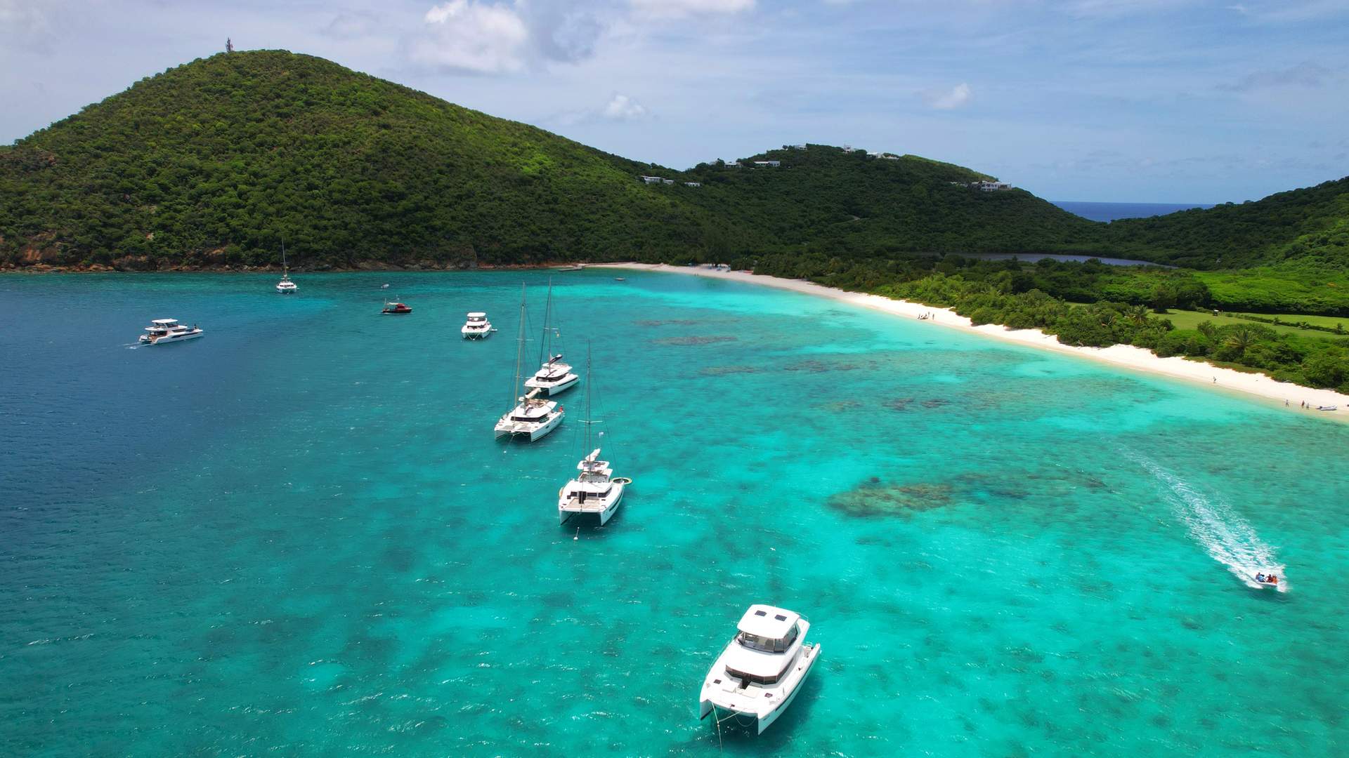 Crewed yacht charter in British Virgin Islands