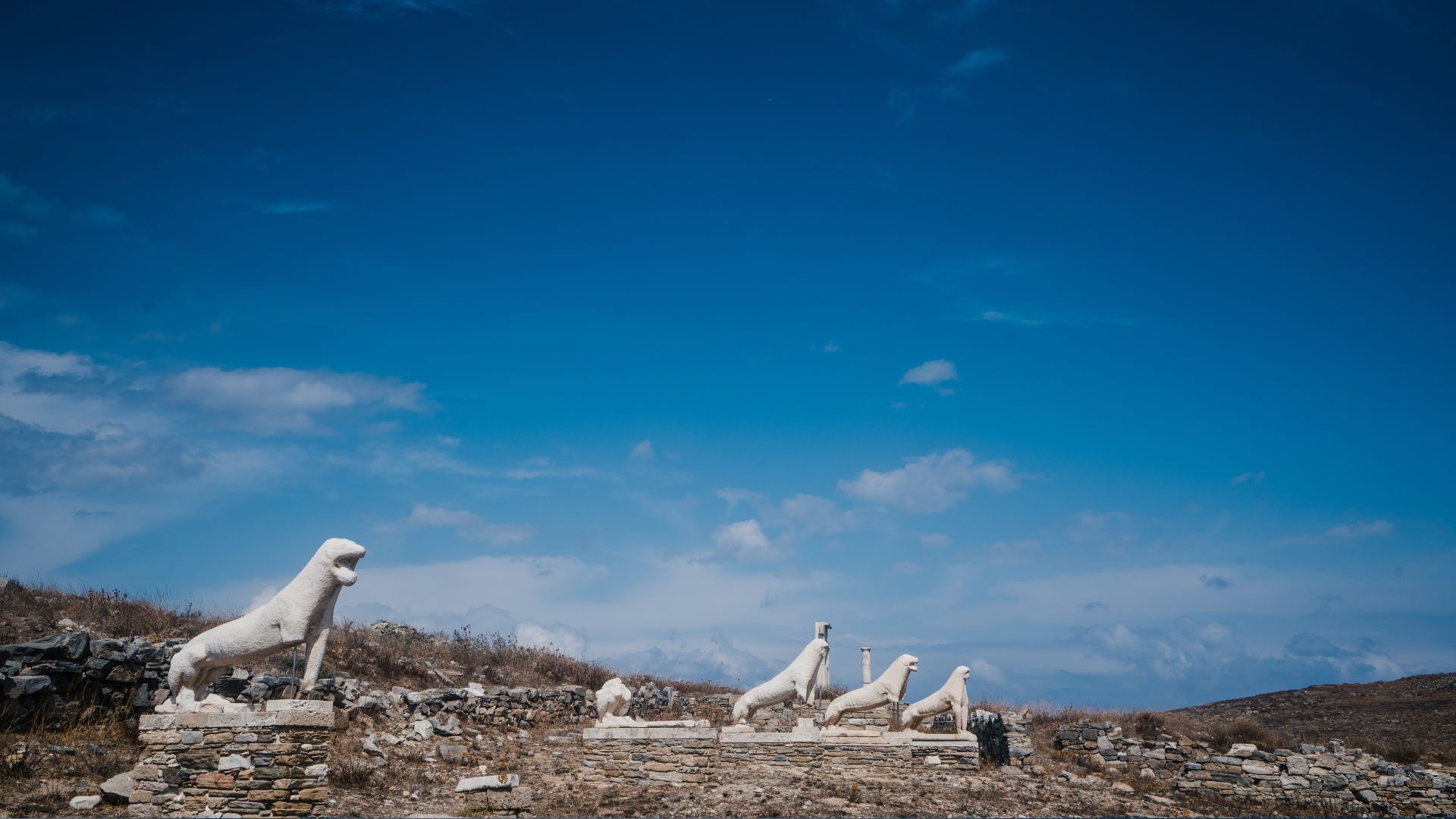 The archaeological site of Delos — UNESCO World Heritage island in the Cyclades