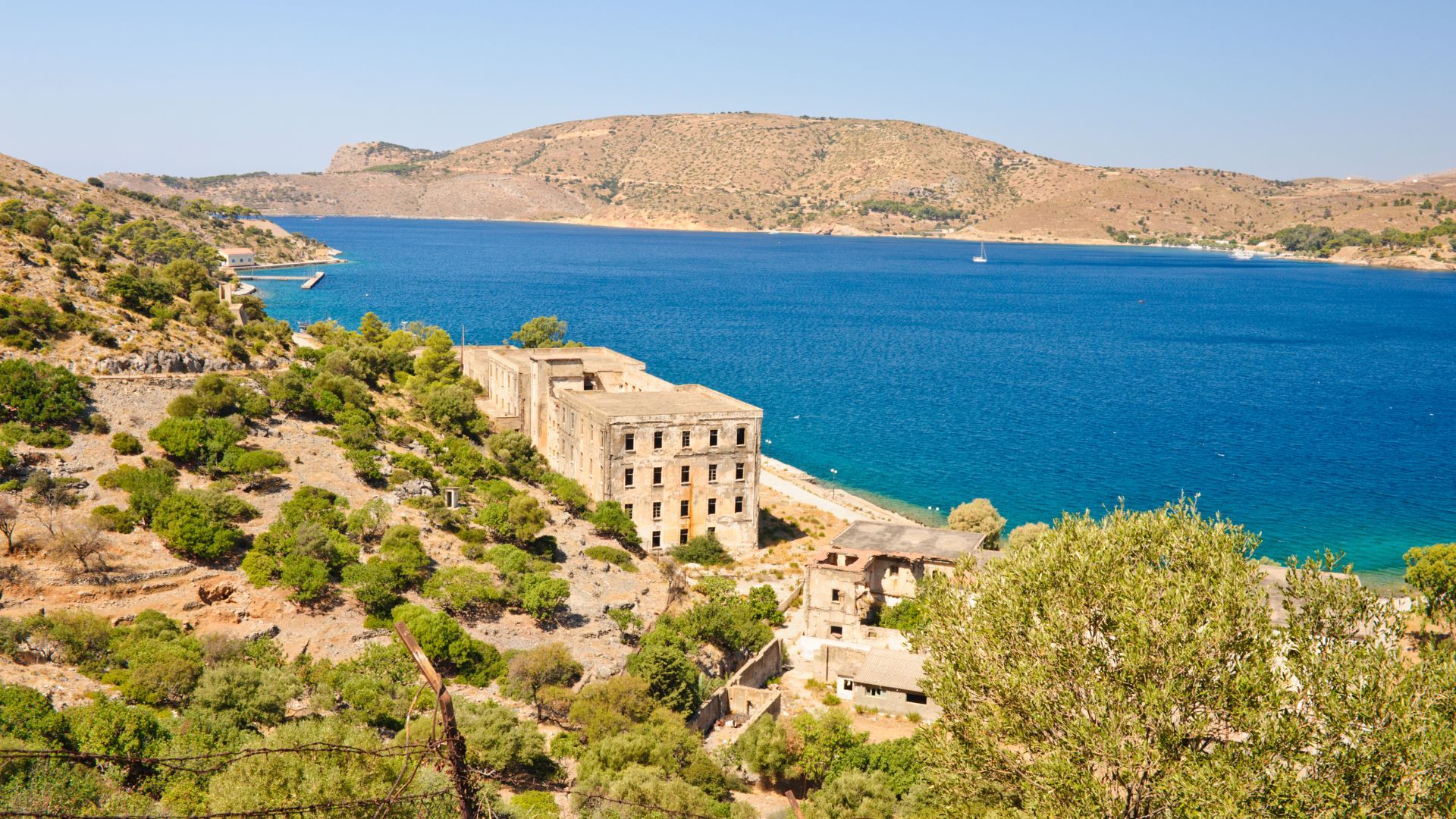 Lakki, Leros — Italian rationalist architecture, 1930s.