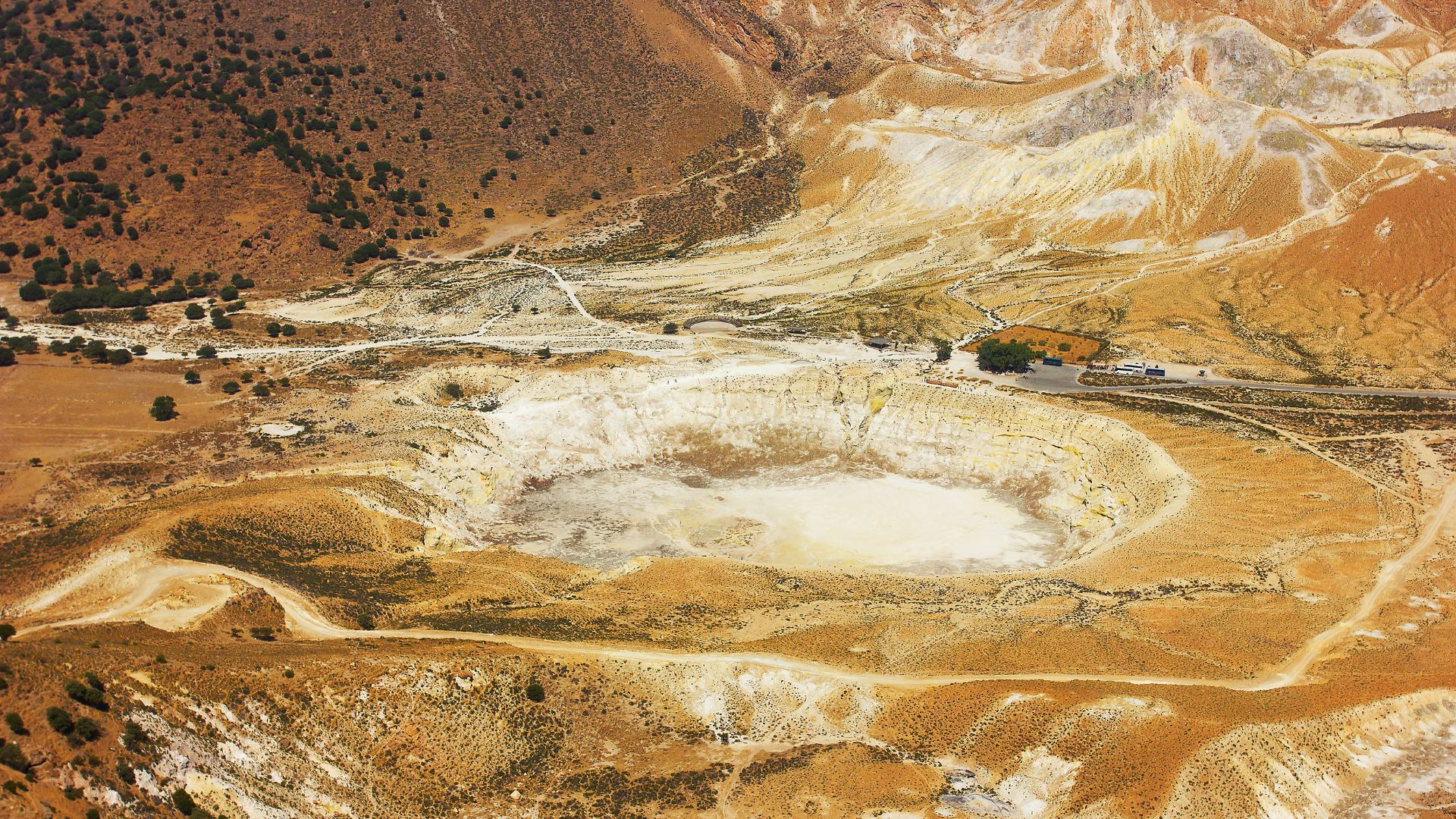 Inside the Nisyros crater.