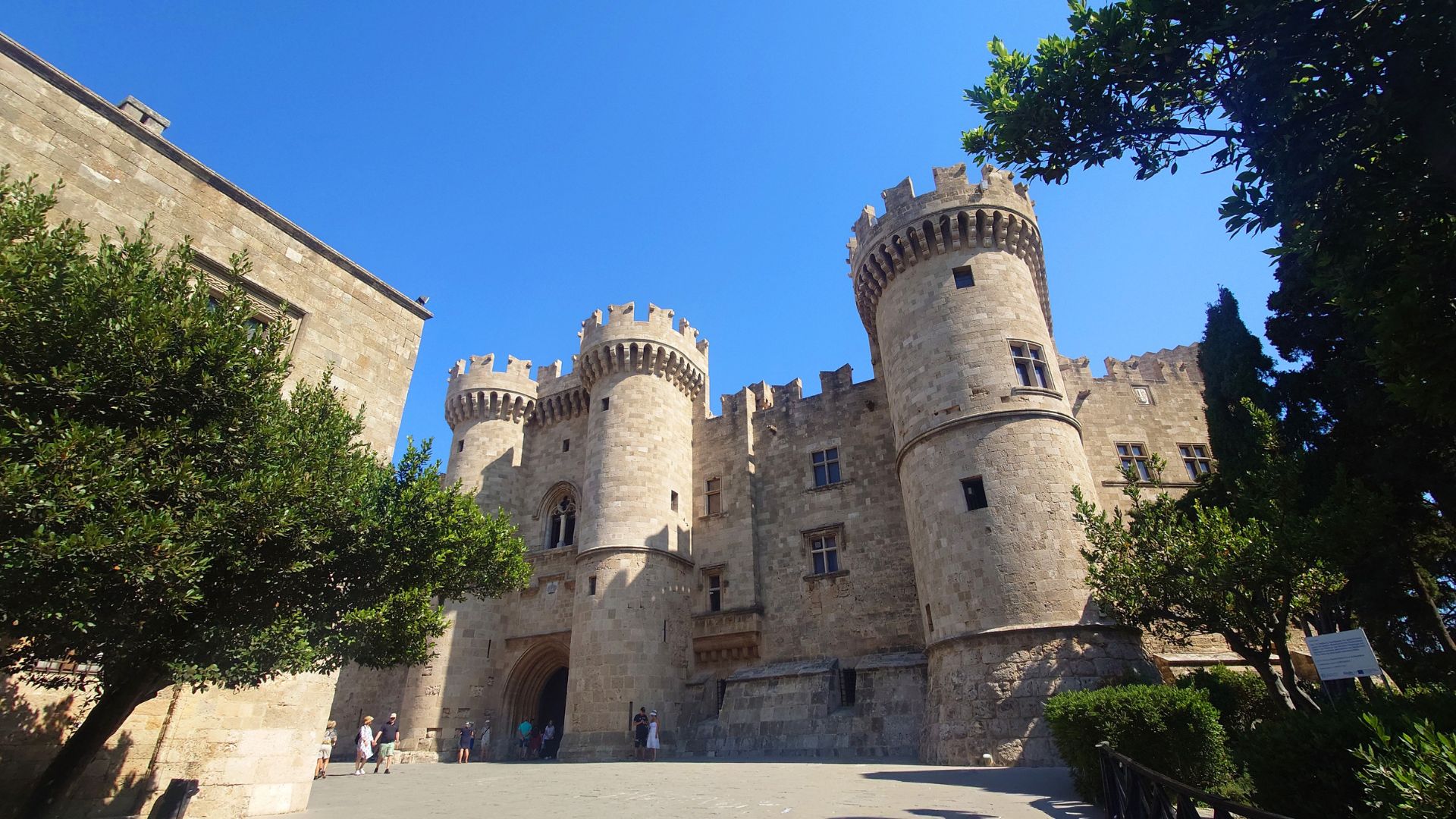 The Palace of the Grand Master, Rhodes — seat of the Knights from 1309 to 1522.