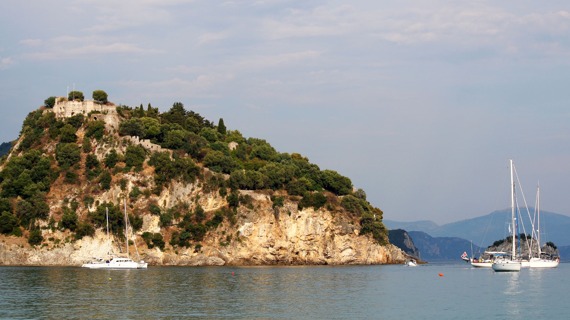 Parga — Venetian castle above the harbor.
