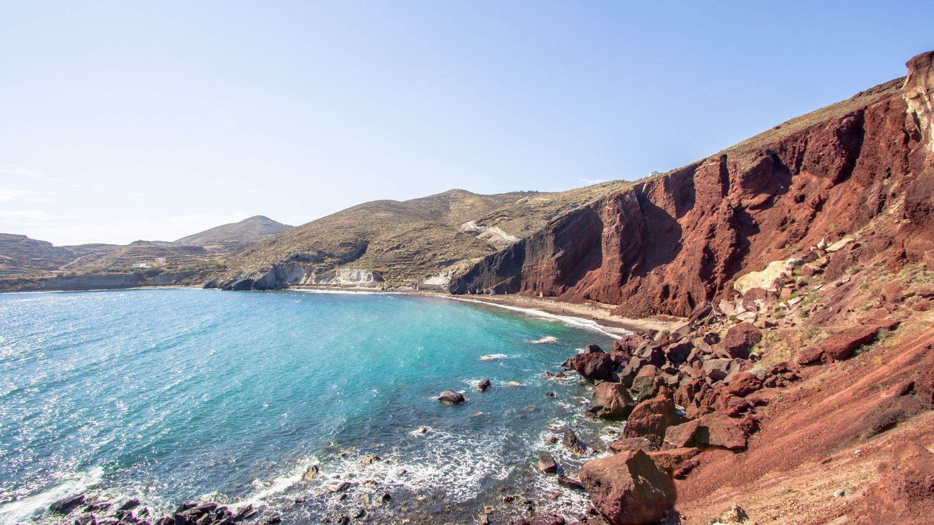 Red Beach, Santorini.