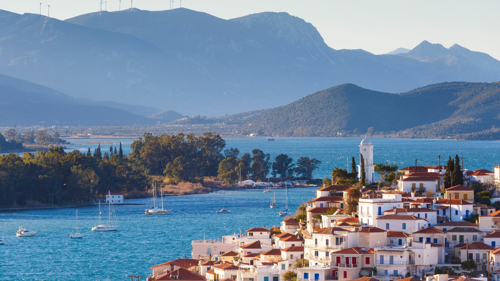 Poros — town quay to taverna in fifty steps.