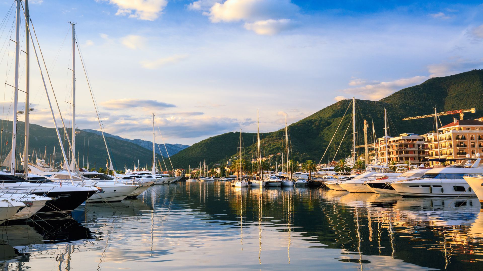 Two Superyacht Marinas at the Bay's Mouth