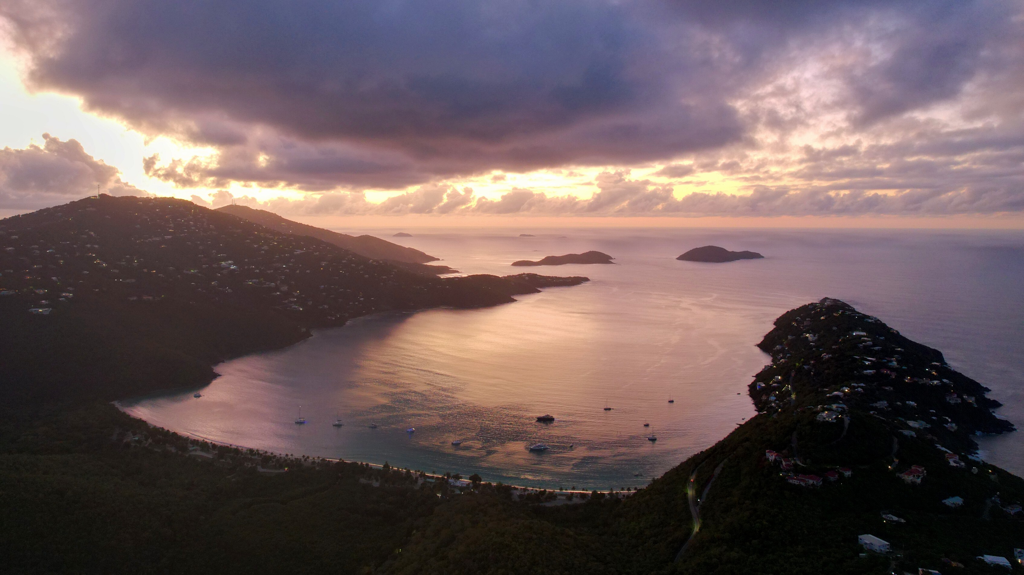 Magens Bay sunset, St. Thomas — US Virgin Islands