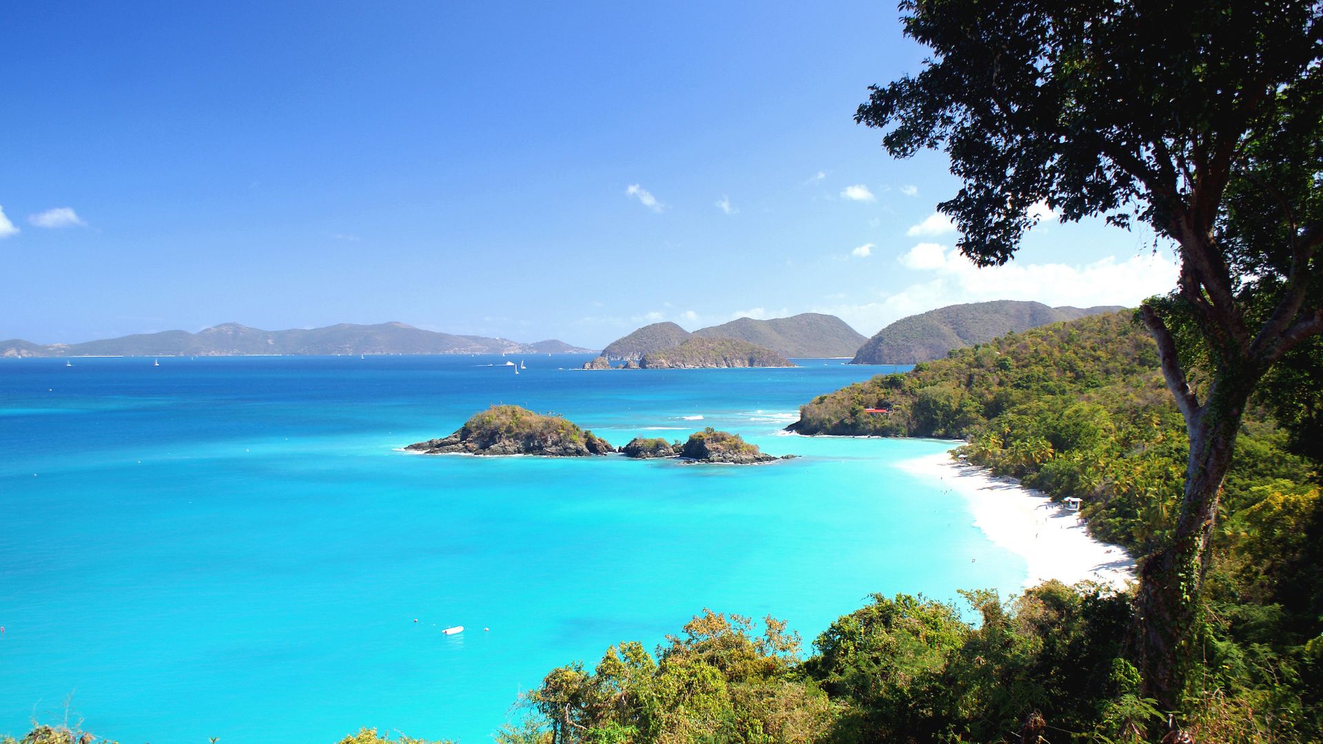 Trunk Bay, St. John, one of the many beaches you can explore on your final day in the Virgin Islands.