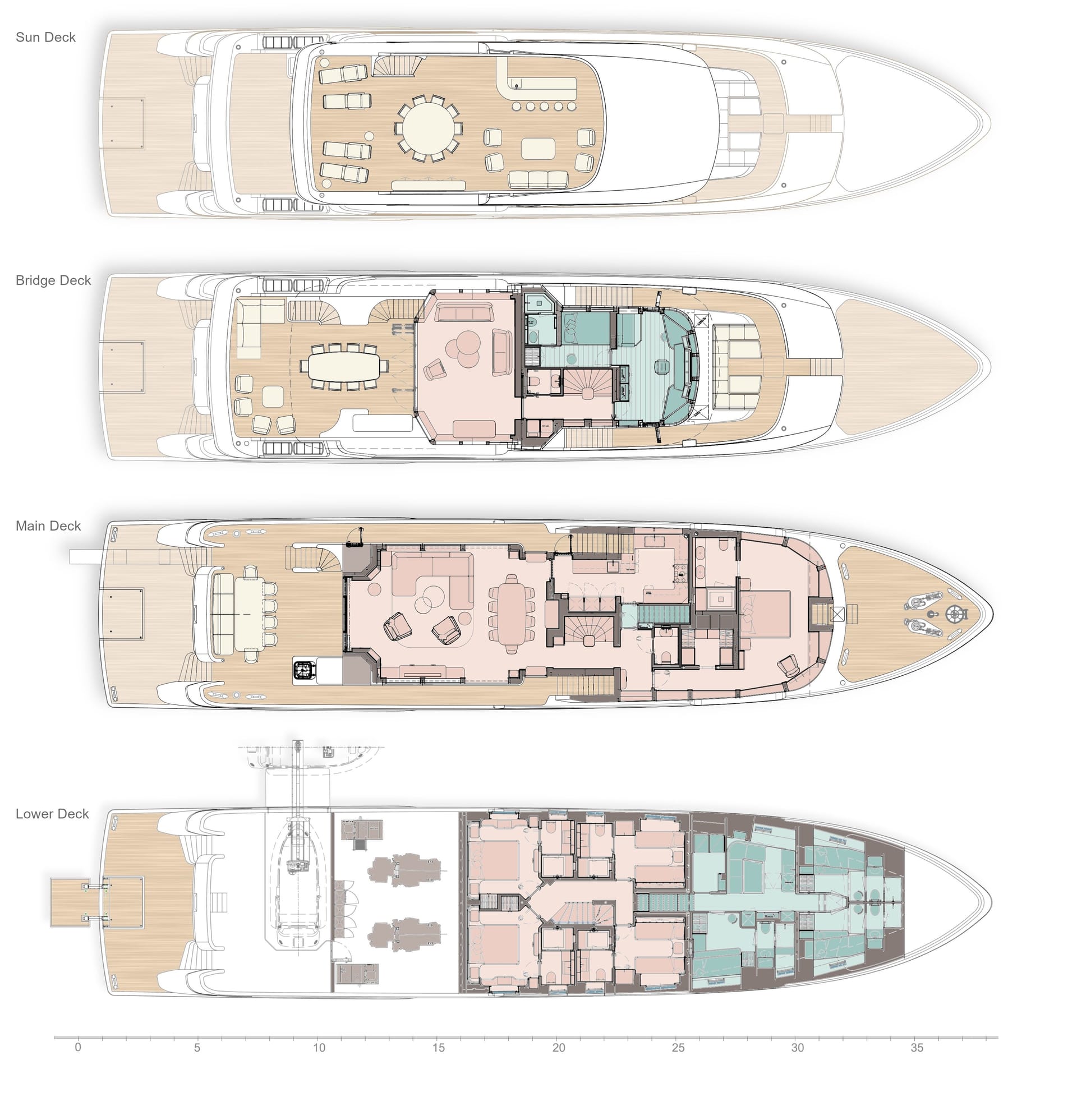 Deck plan and layout for Ad Astra