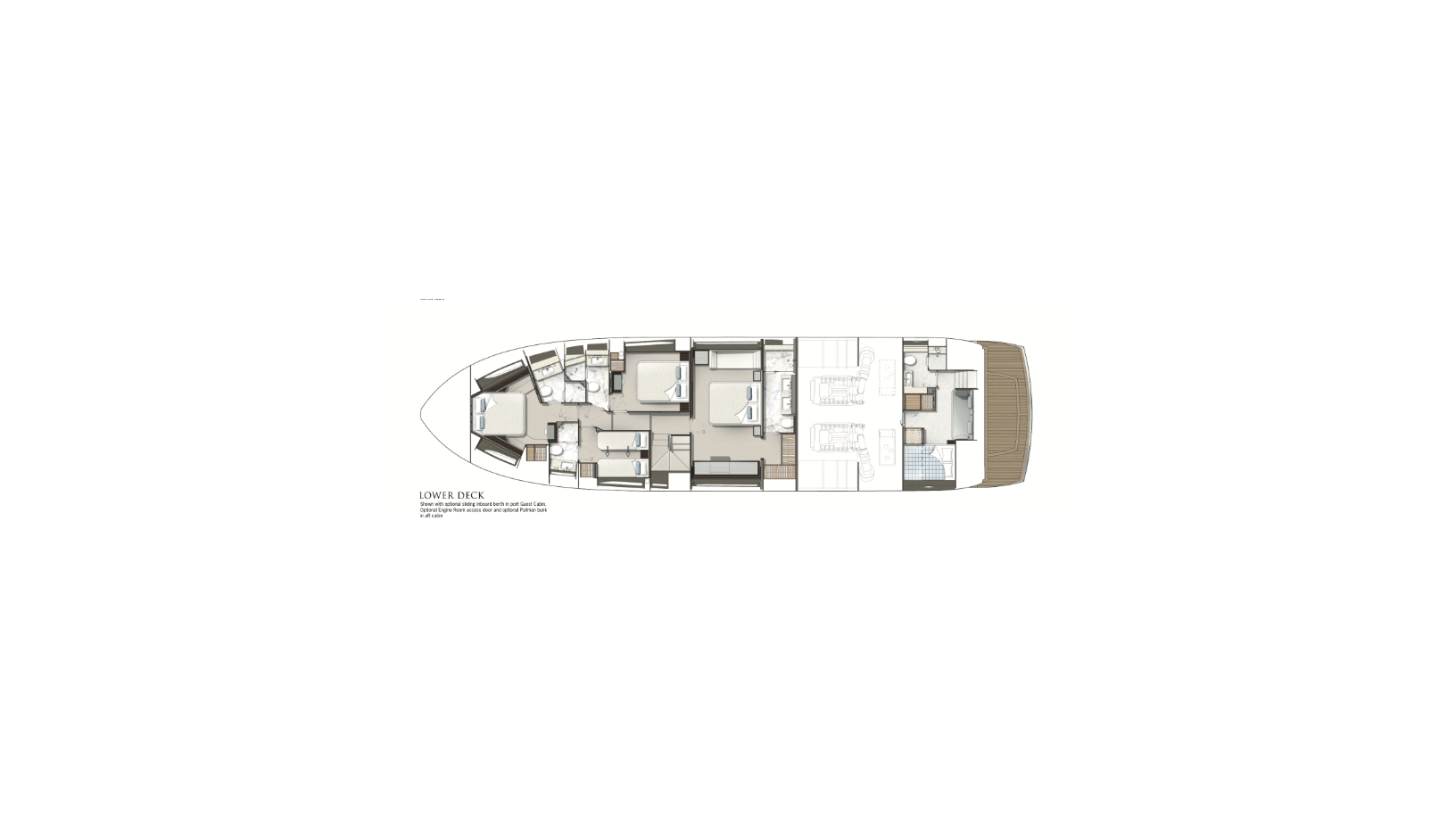Deck plan and layout for Ascend