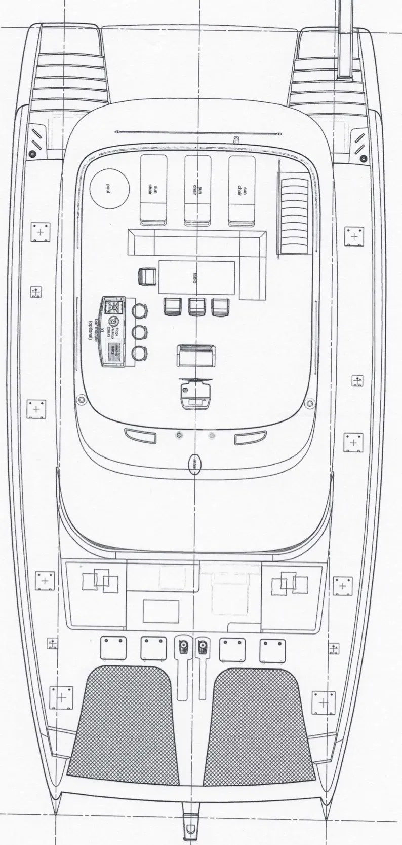 Deck plan and layout for Genny
