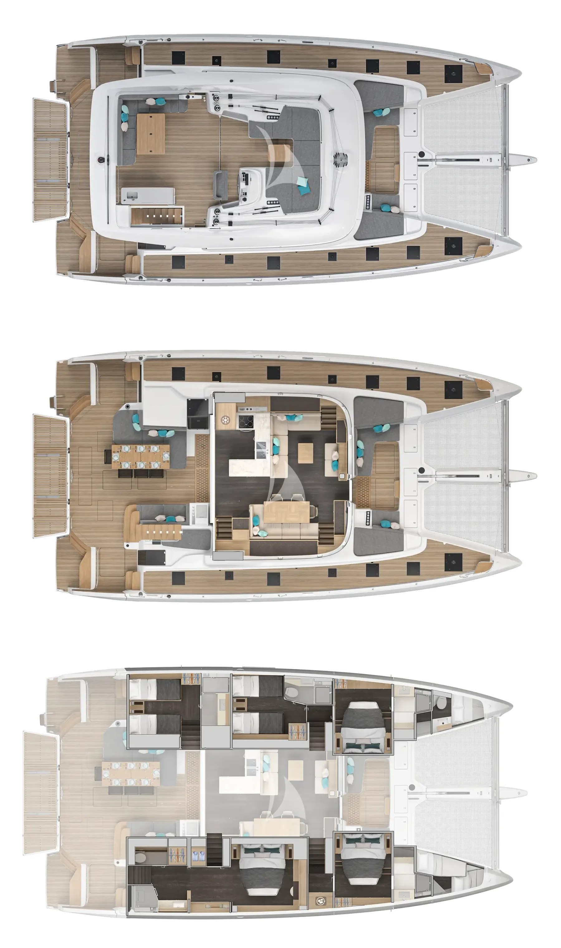 Deck plan and layout for Linda