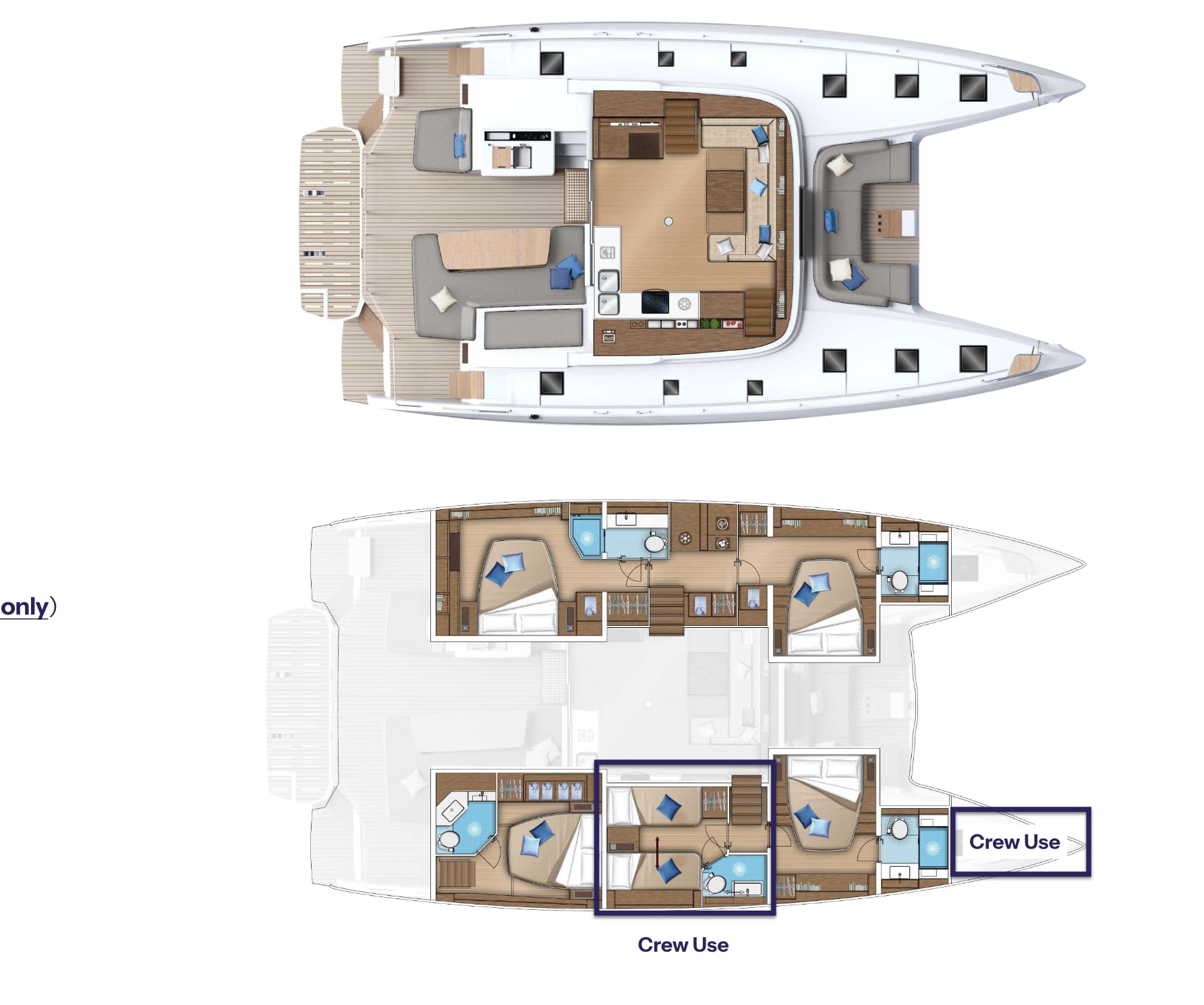 Deck plan and layout for Magnifico