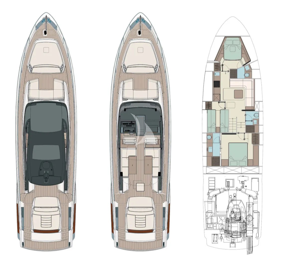 Deck plan and layout for Not An Angel