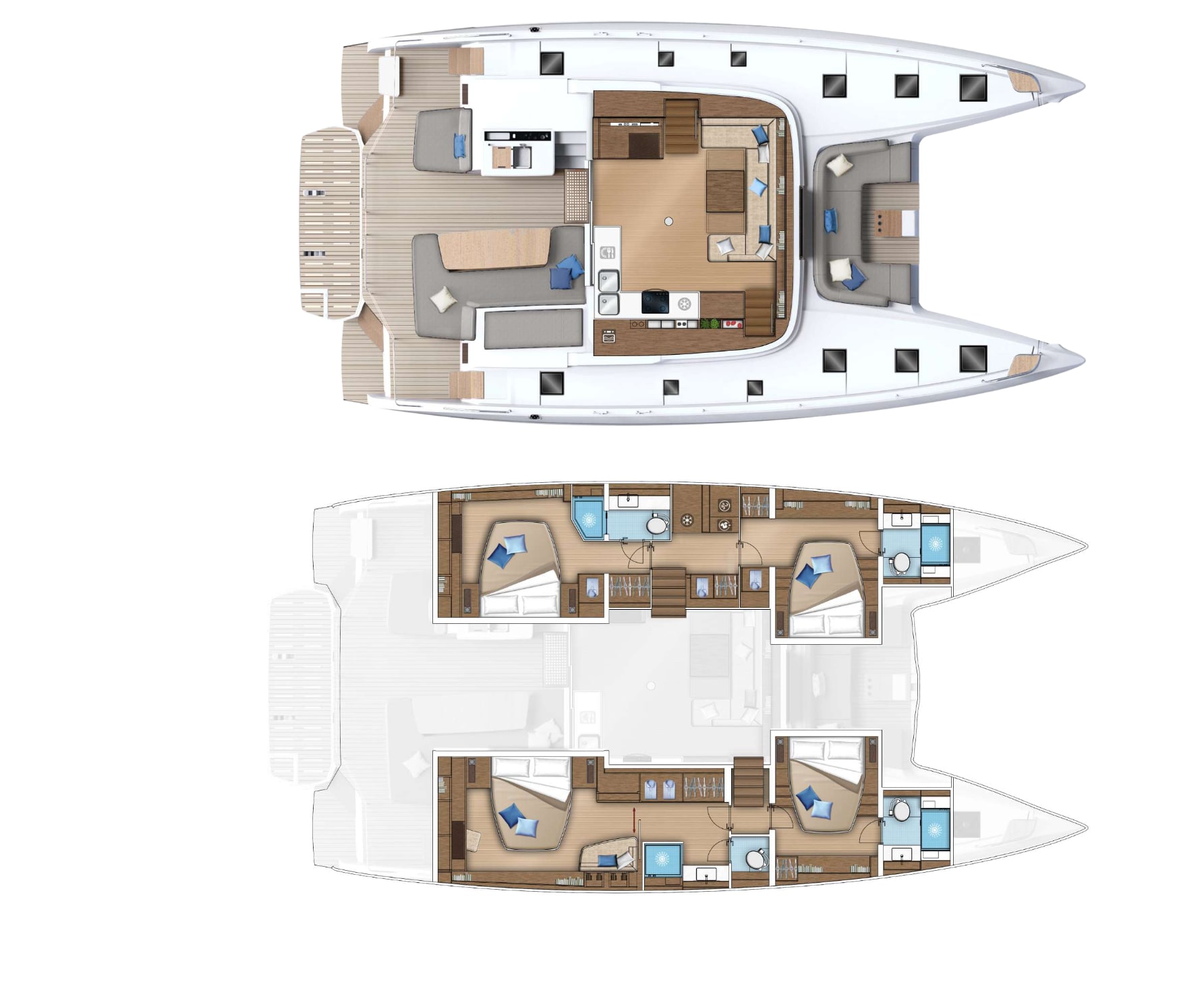 Deck plan and layout for Sami