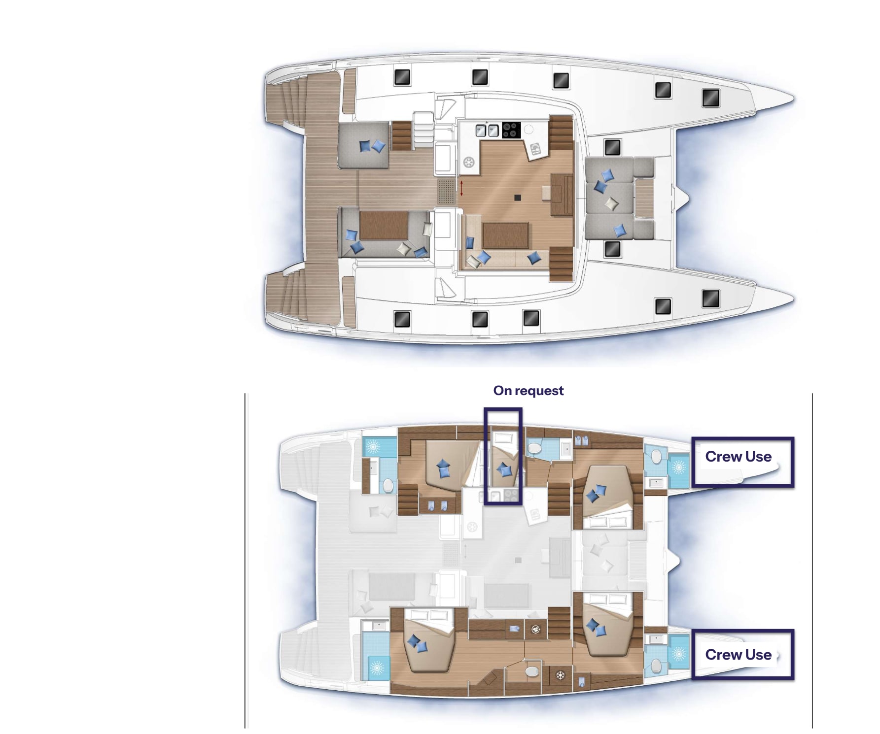 Deck plan and layout for Samoa