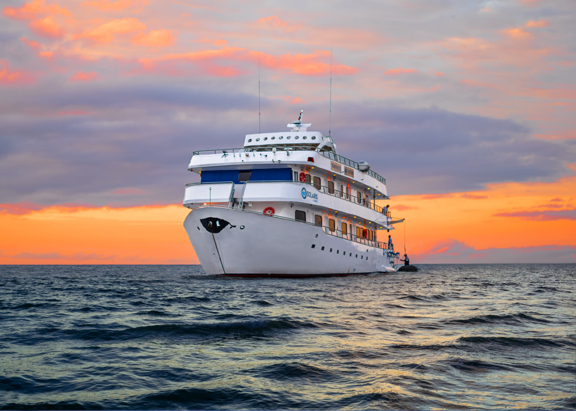 Solaris, a   available for charter.